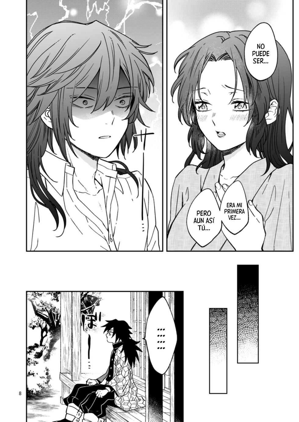 [mutospectacle (Nakazato Ameri)] Uragoi | Amor del Corazón - Un Amor Secreto - (Kimetsu no Yaiba) [Spanish] [Mister Nugget] [Digital] - Page 7