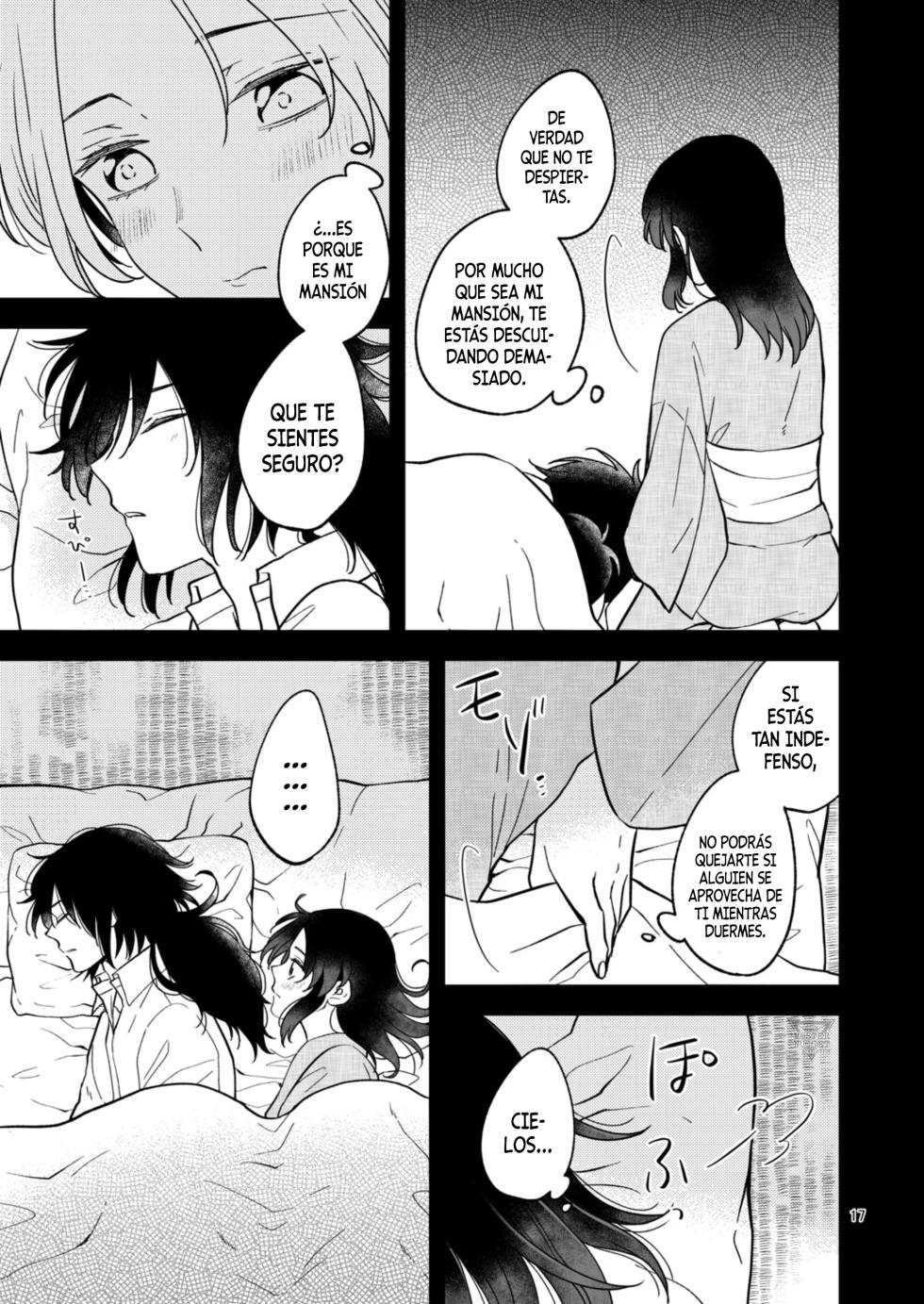 [mutospectacle (Nakazato Ameri)] Uragoi | Amor del Corazón - Un Amor Secreto - (Kimetsu no Yaiba) [Spanish] [Mister Nugget] [Digital] - Page 16