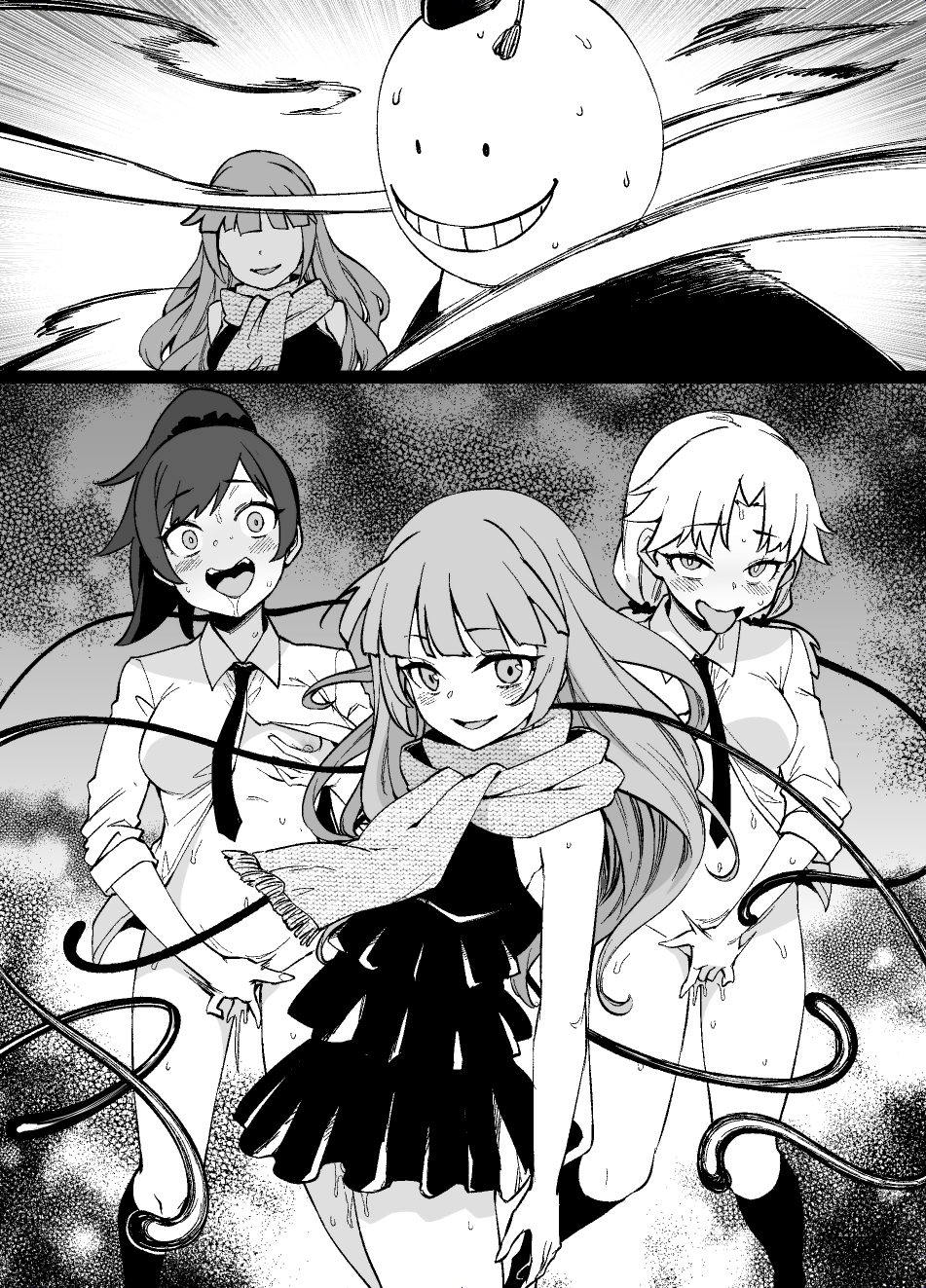 [草野郎] 暗殺教室MC ― 茅野＆速水＆矢田：快楽触手細胞侵食 - Page 8