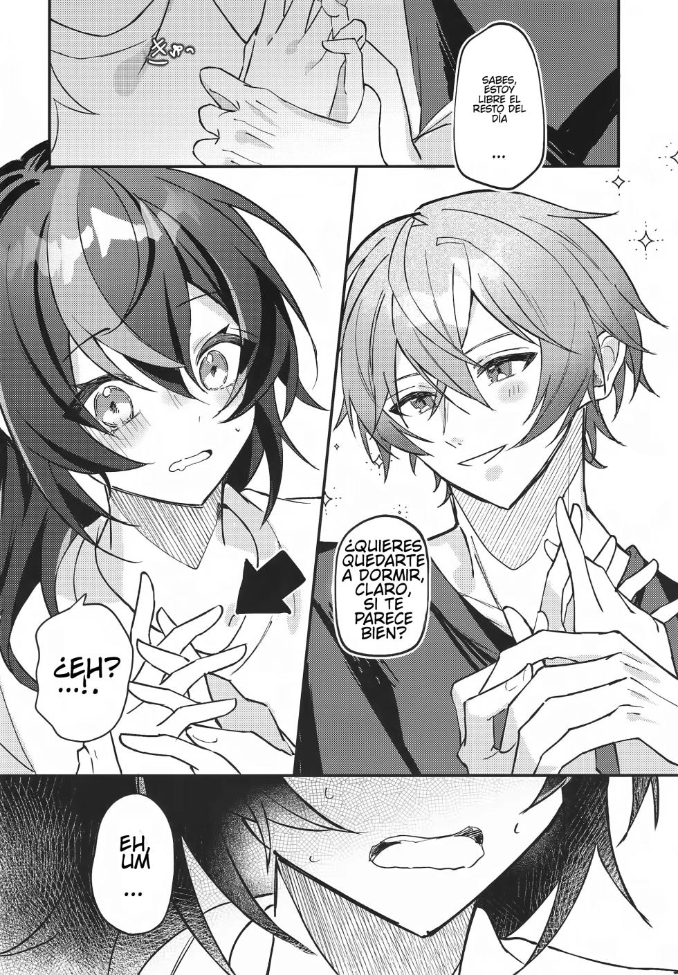 (C106) [Strawberry Langue de Chat (Minase)] Amayadori wa Taion de. - Under the rain. (Zenless Zone Zero) [Spanish] - Page 21