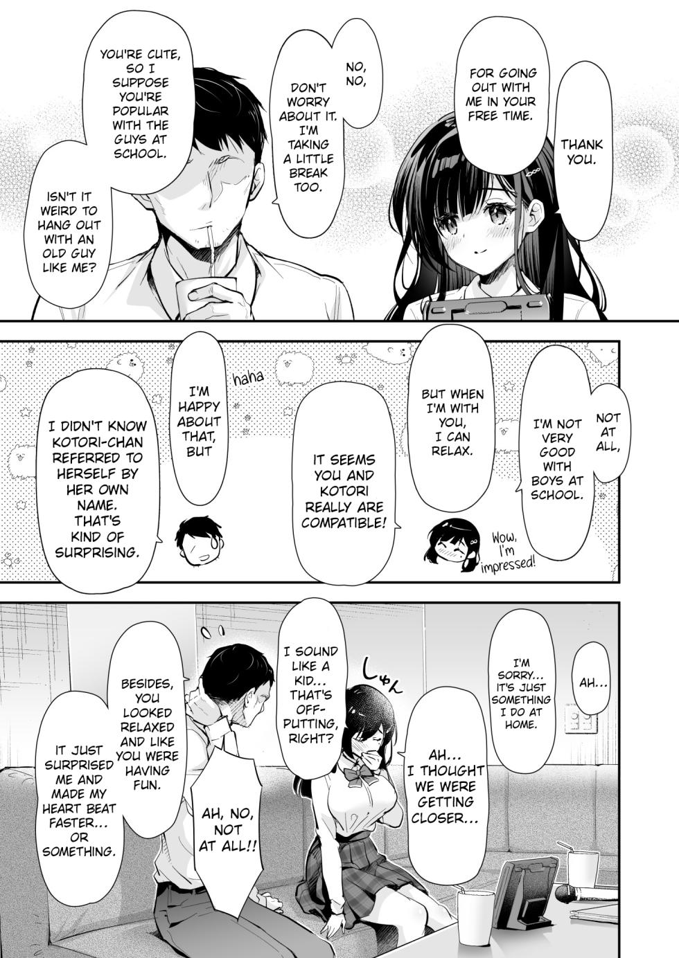 [Kaiyuu Kikaku (Suzui Narumi)] Best Match Kanojo -Seiso JK to Oji-san ga Appli de Deatte Amaama Ecchi- - Best Matching Girlfriend [Digital][English] - Page 11