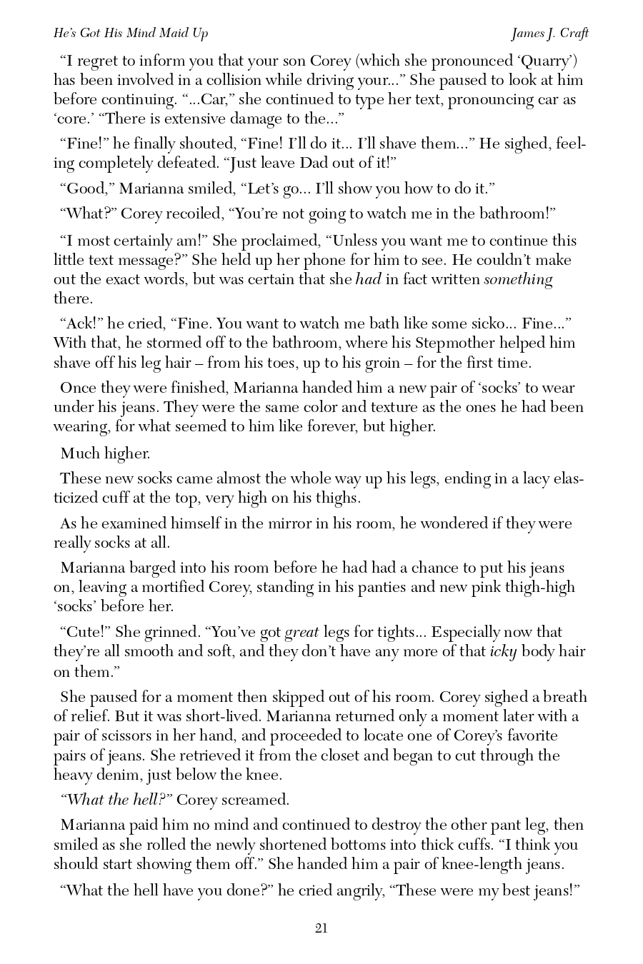 He's Got His Mind Maid Up James J. Craft - Page 23
