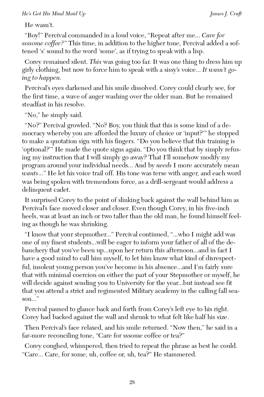 He's Got His Mind Maid Up James J. Craft - Page 30