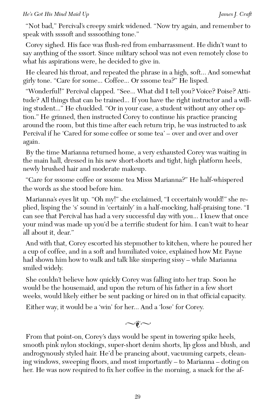 He's Got His Mind Maid Up James J. Craft - Page 31
