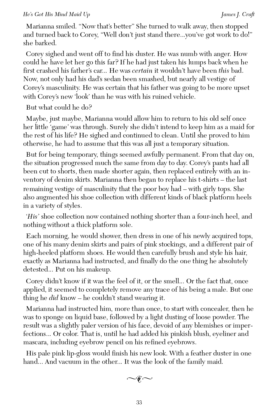 He's Got His Mind Maid Up James J. Craft - Page 35