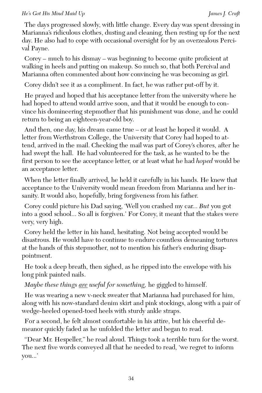 He's Got His Mind Maid Up James J. Craft - Page 36