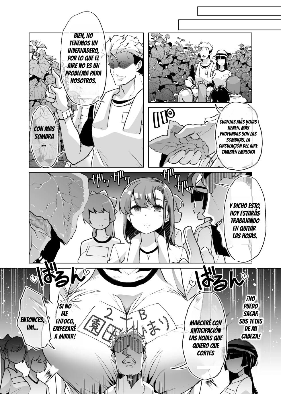 [Shiroganean (Mitsuhime Moka)] Tada Hitasura. ~Shinkon Nouka no Orenchi ni Shokugyou Taiken ni Kita JK ga Mechakucha Ero katta Sei de~｜Sin Parar ~Aunque Soy un Recién Casado, No Pude Resistirme a la Sexy Estudiante de Prepa que Vino por Prácticas Laborales a la Granja~ [Spanish] [Darius Scan] - Page 5