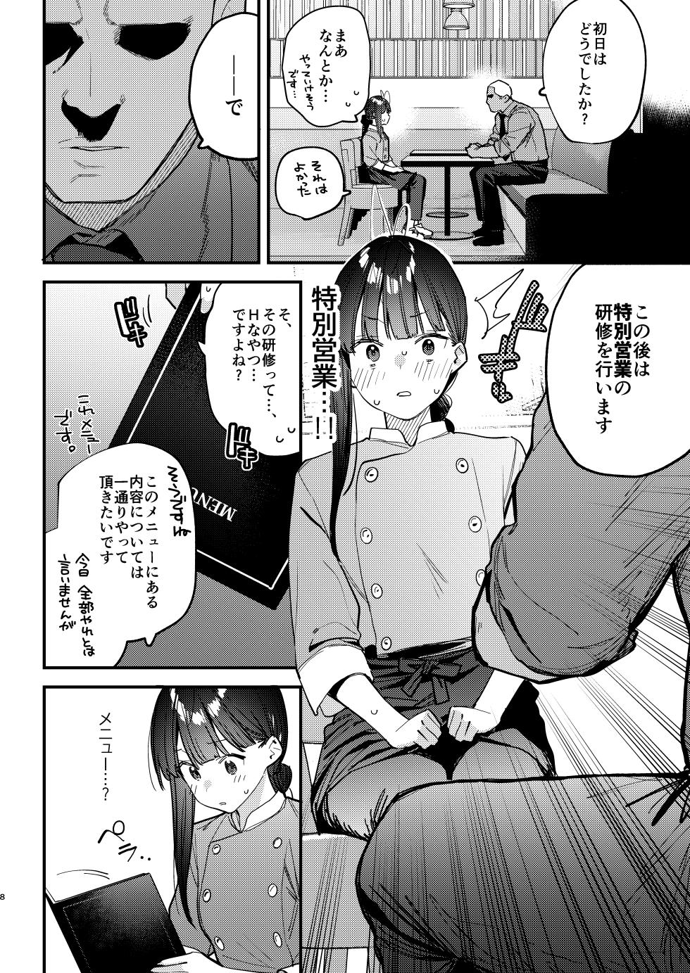 [08BASE (Tohyama eight)] Suki na Ko no Beit Saki ga H na Service o Shiteiru 6 Junbigou - My favorite girl's part-time job offers "H services" to regular customers. Volume 6 Preview   [Digital] - Page 8