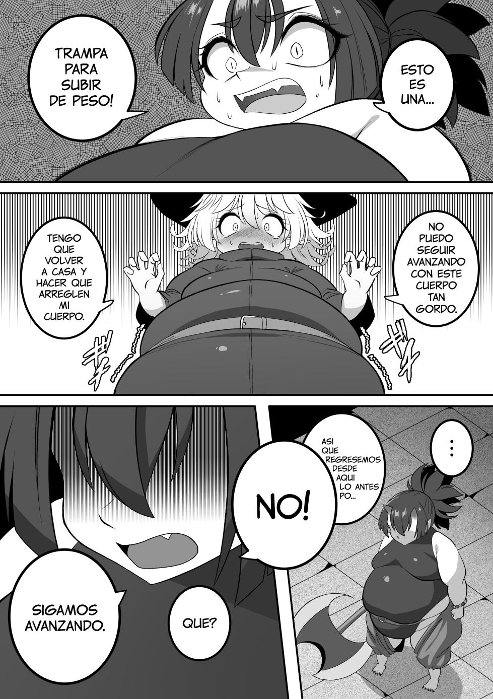 [ Kaiga ] Weight gain Trap Dungeon (Spanish) - Page 3