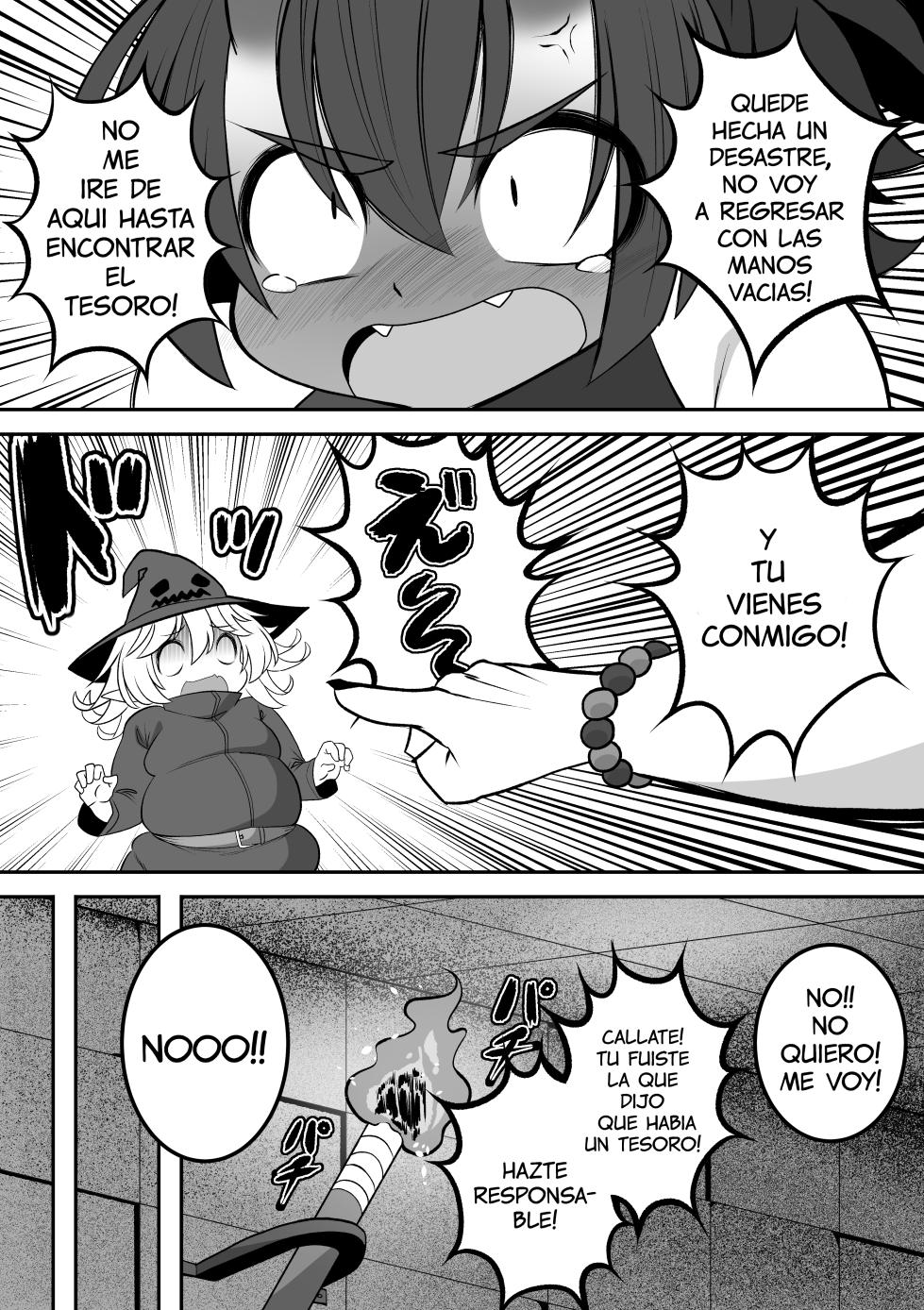 [ Kaiga ] Weight gain Trap Dungeon (Spanish) - Page 4