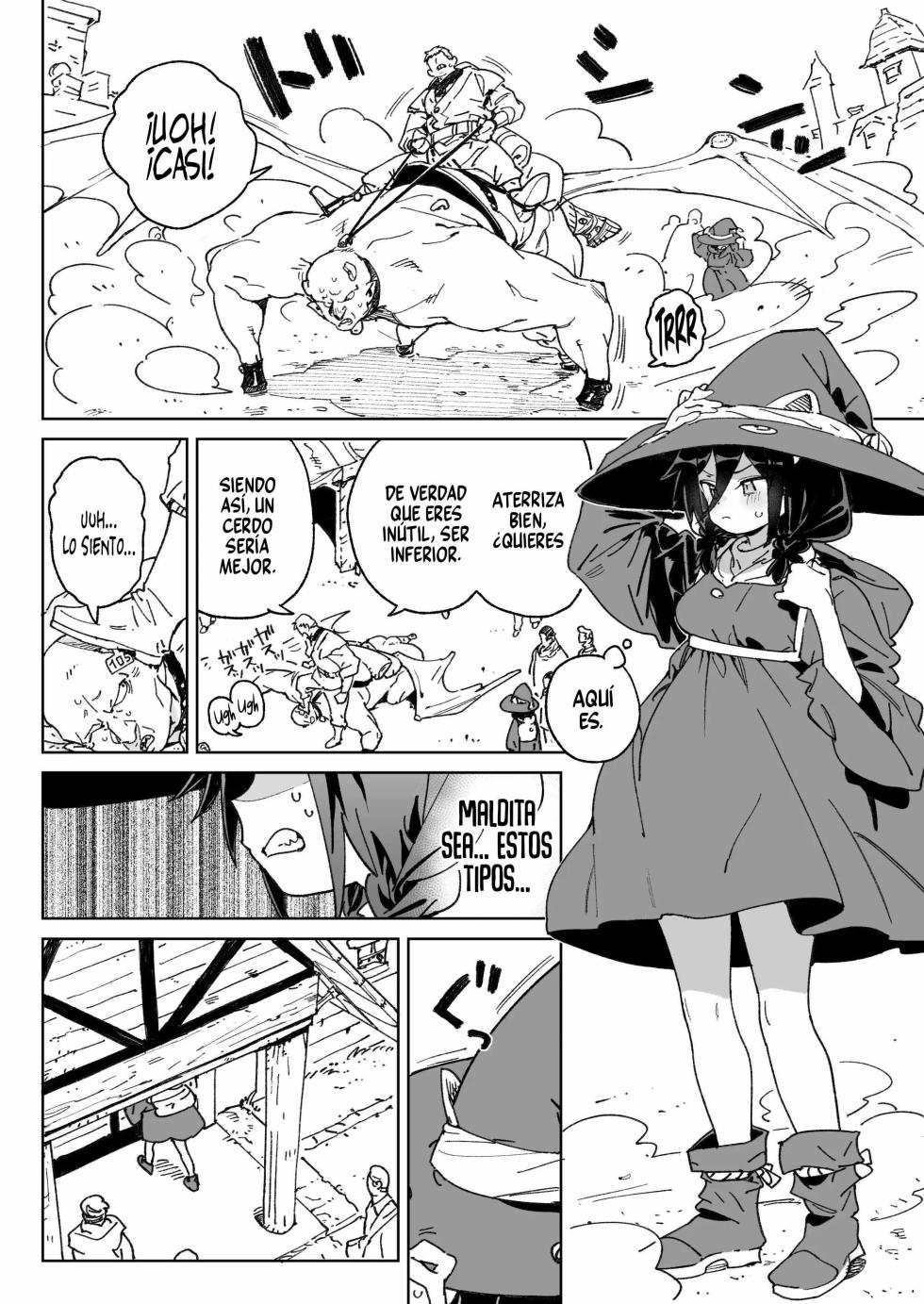 [Meshikutteneru. (Atage)] Mazoku no Mesu Bokujou no Ugoku Oniku no Himitsu ~Kachiku tte Benri de Omoshiroi~ | El secreto de la ‘carne viviente’ de la granja de hembras demonio ~qué útil e interesante es el ganado~ [Spanish] [Runas de Ariwyin] [Digital] - Page 5
