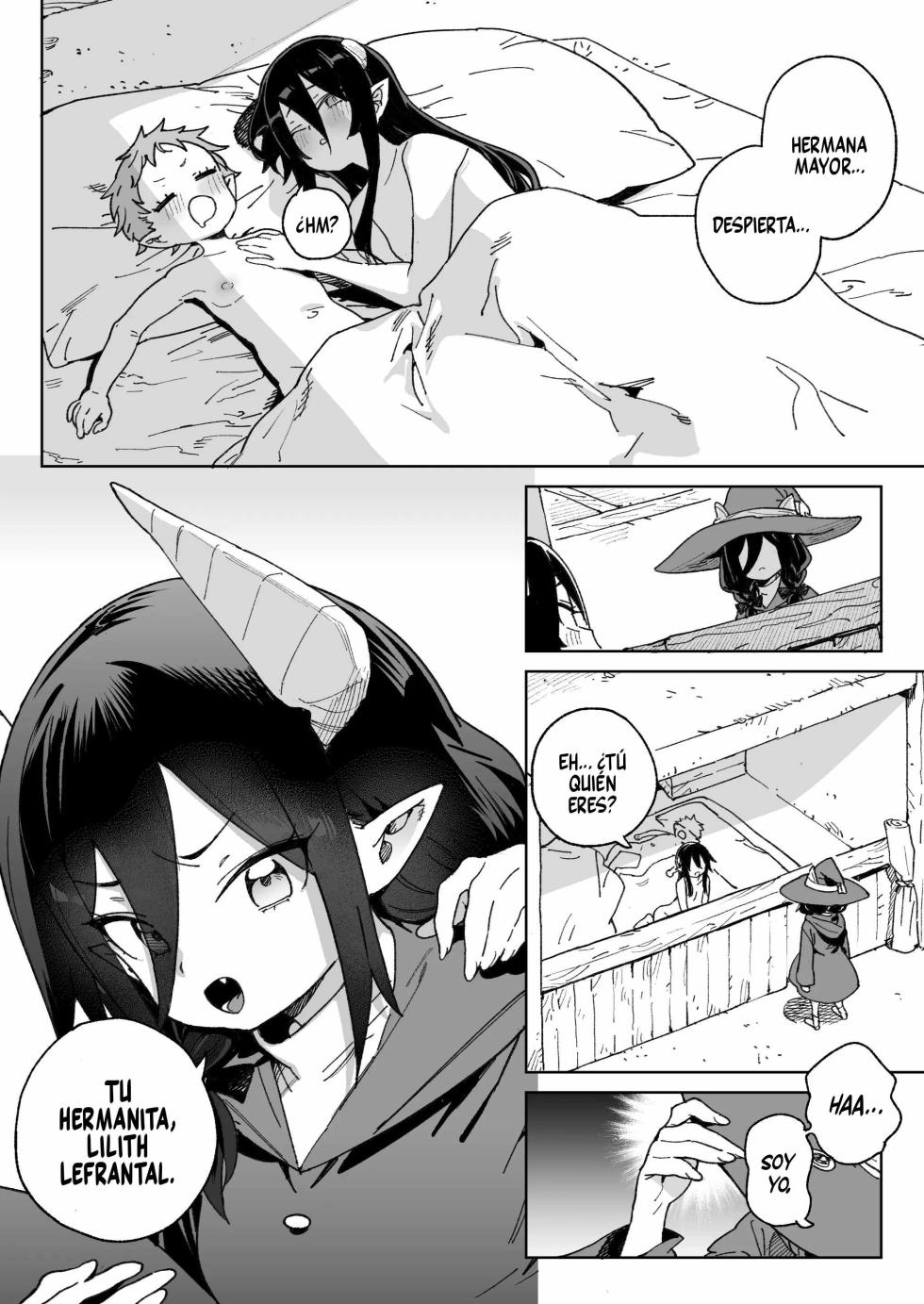 [Meshikutteneru. (Atage)] Mazoku no Mesu Bokujou no Ugoku Oniku no Himitsu ~Kachiku tte Benri de Omoshiroi~ | El secreto de la ‘carne viviente’ de la granja de hembras demonio ~qué útil e interesante es el ganado~ [Spanish] [Runas de Ariwyin] [Digital] - Page 11