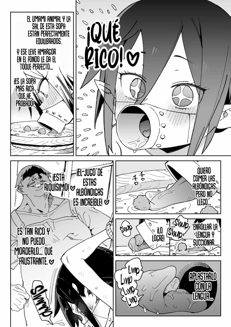 [Meshikutteneru. (Atage)] Mazoku no Mesu Bokujou no Ugoku Oniku no Himitsu ~Kachiku tte Benri de Omoshiroi~ | El secreto de la ‘carne viviente’ de la granja de hembras demonio ~qué útil e interesante es el ganado~ [Spanish] [Runas de Ariwyin] [Digital] - Page 23