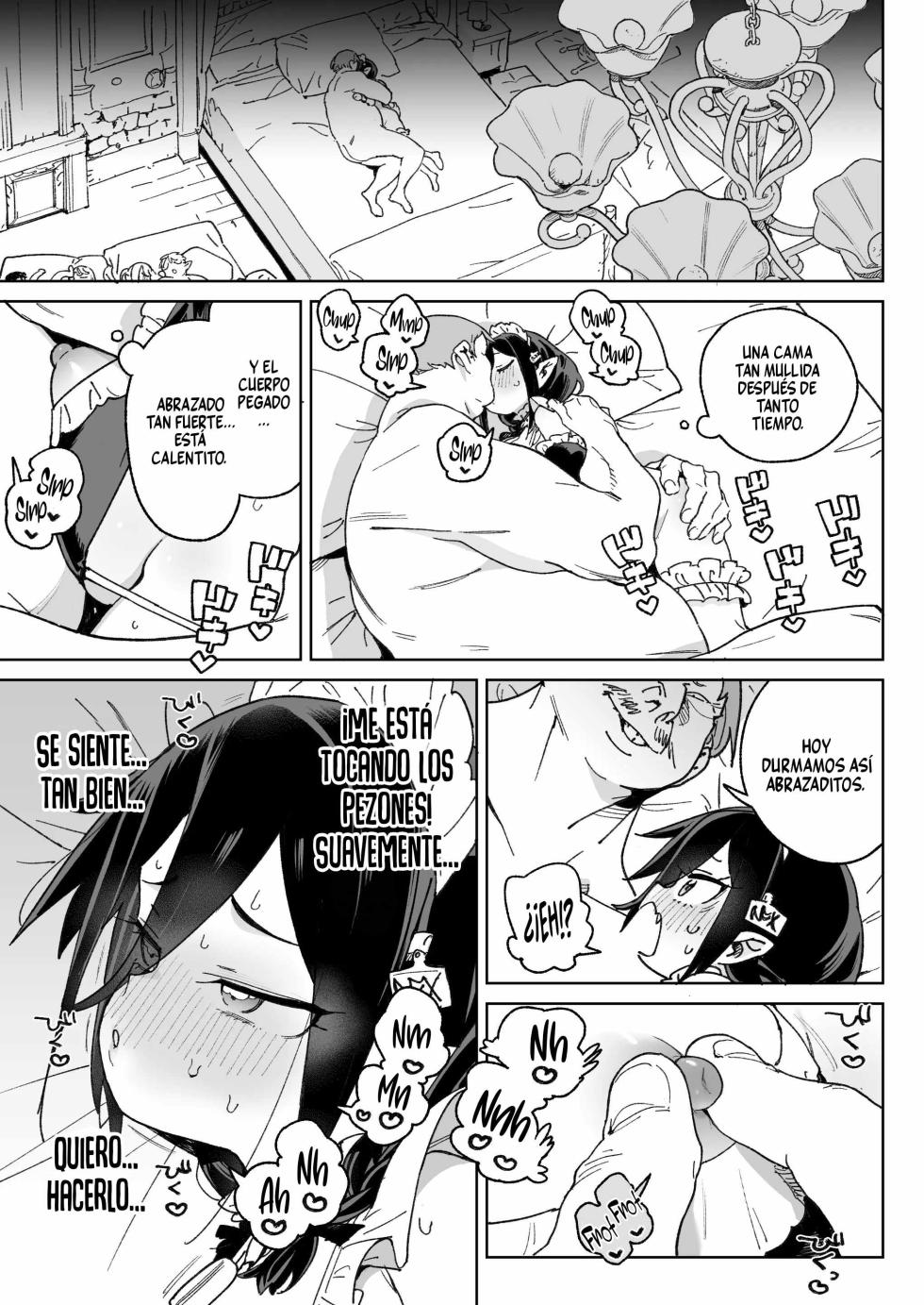 [Meshikutteneru. (Atage)] Mazoku no Mesu Bokujou no Ugoku Oniku no Himitsu ~Kachiku tte Benri de Omoshiroi~ | El secreto de la ‘carne viviente’ de la granja de hembras demonio ~qué útil e interesante es el ganado~ [Spanish] [Runas de Ariwyin] [Digital] - Page 40