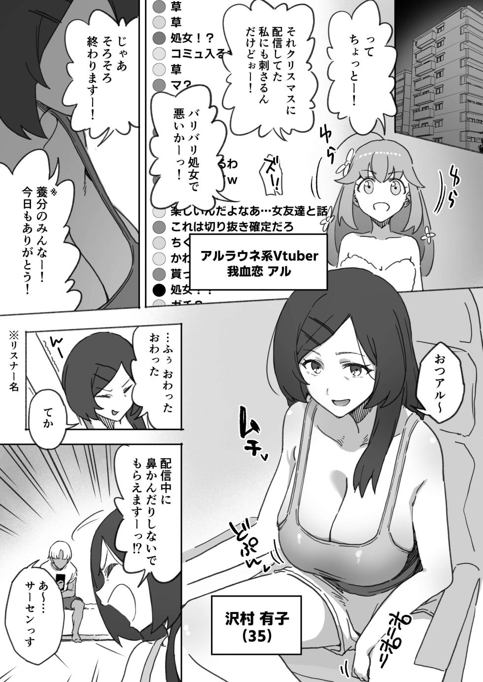 [あねかわ] 処女営業Vtuber長乳おばさん(35) - Page 1