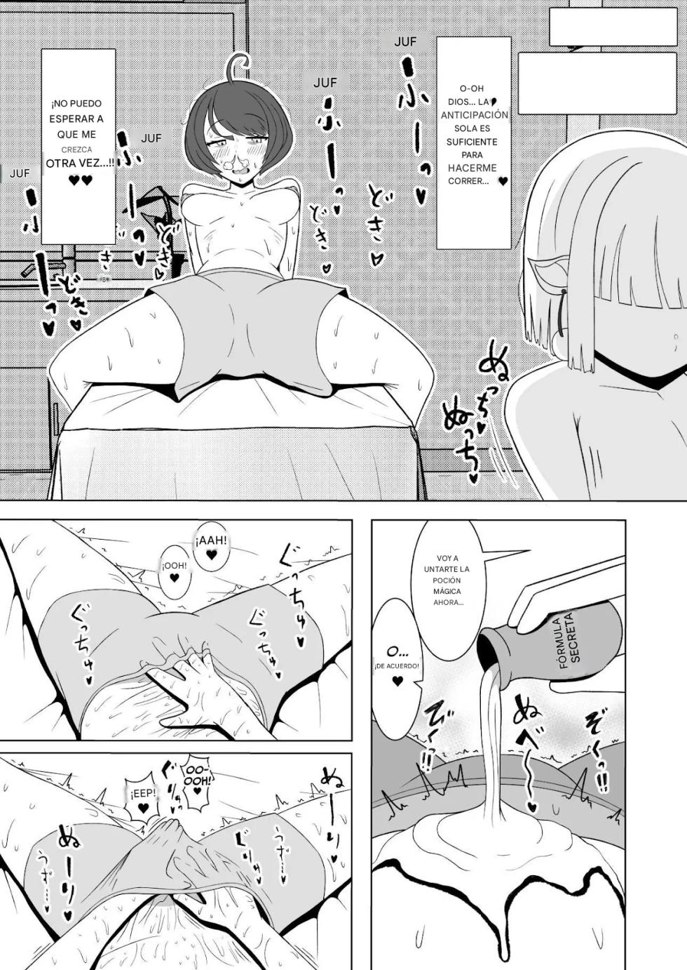 (Teriniku) The Girls' Beauty Salon Where You Can Grow One ~Exploitative Company Drone Becomes An Ejaculation Junky~ Español - Page 4