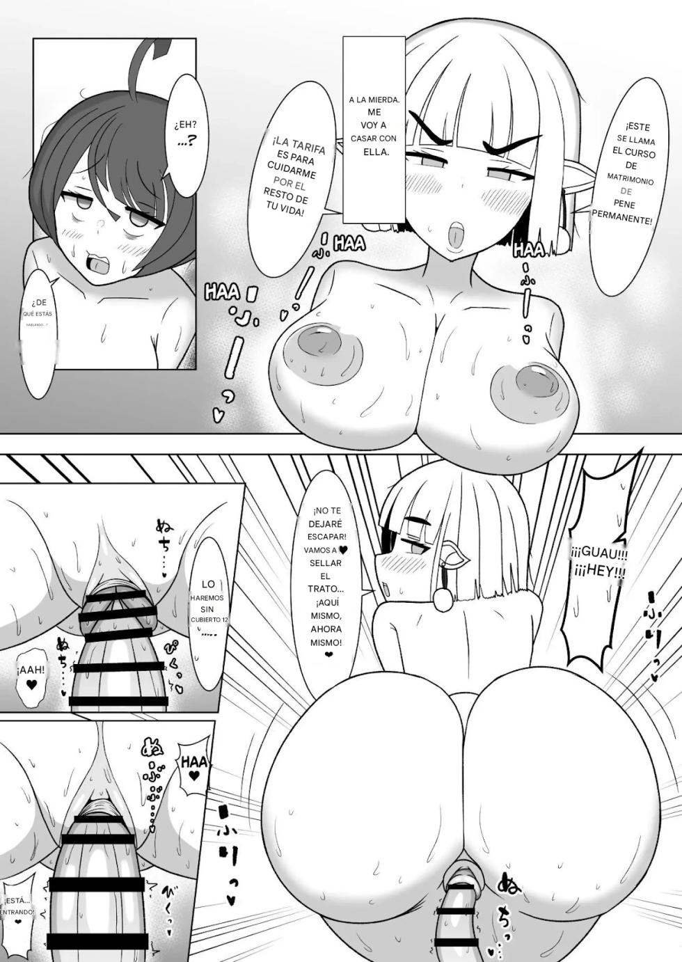 (Teriniku) The Girls' Beauty Salon Where You Can Grow One ~Exploitative Company Drone Becomes An Ejaculation Junky~ Español - Page 24