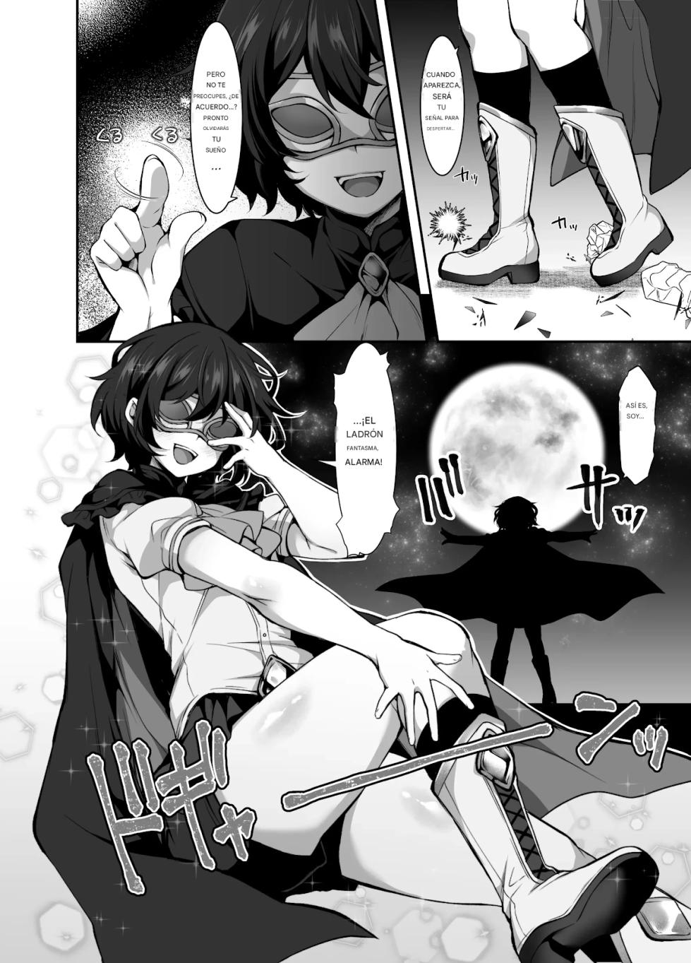 (Jenigata) Futanari HERO no Rashisa ga Bukkowareteiru VS Namaiki Kaitou Kore ga Watashi-tachi no way of life Español - Page 3