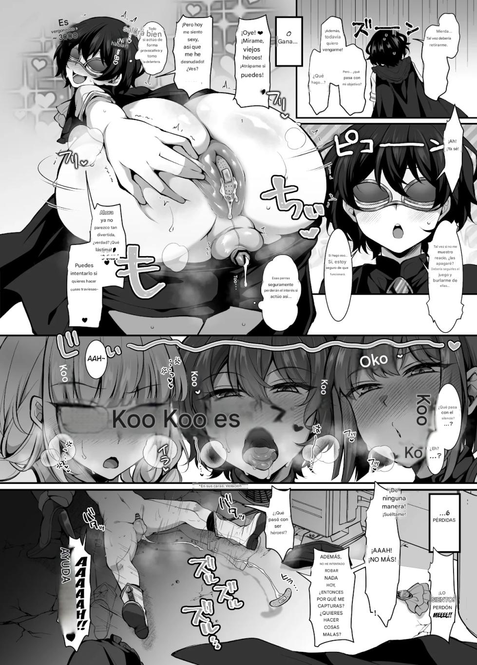 (Jenigata) Futanari HERO no Rashisa ga Bukkowareteiru VS Namaiki Kaitou Kore ga Watashi-tachi no way of life Español - Page 25