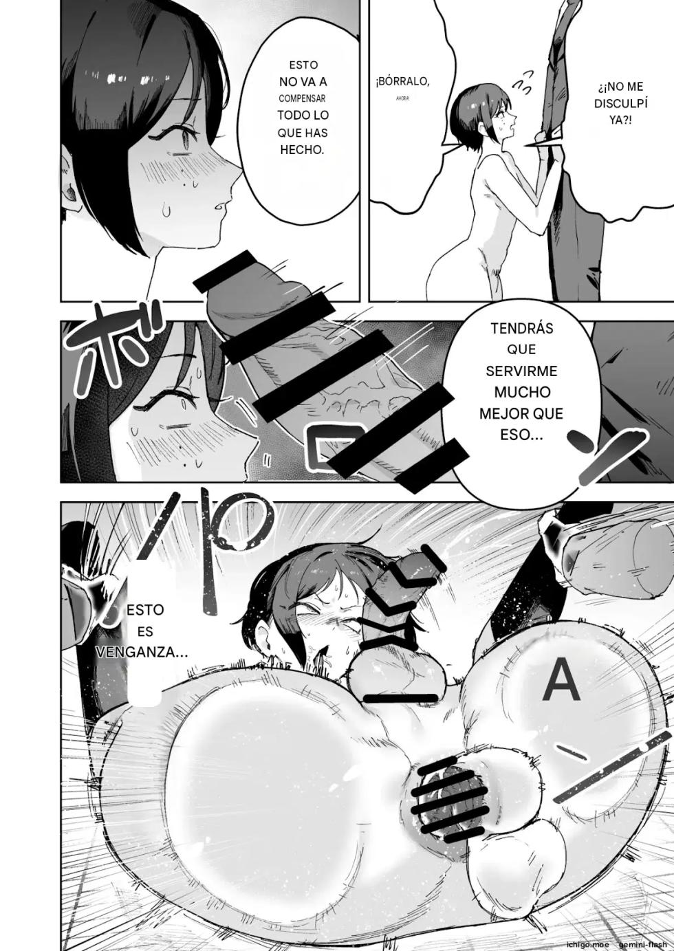 (Sakenotsakana Saomon) My beautiful boss (who's a power-harassing sadist) was masturbating anally at my desk, so I took advantage of his weakness to do all sorts of lewd things to him! Español - Page 11