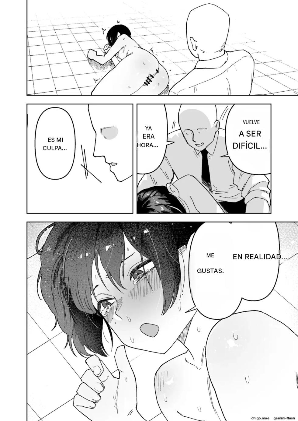 (Sakenotsakana Saomon) My beautiful boss (who's a power-harassing sadist) was masturbating anally at my desk, so I took advantage of his weakness to do all sorts of lewd things to him! Español - Page 35
