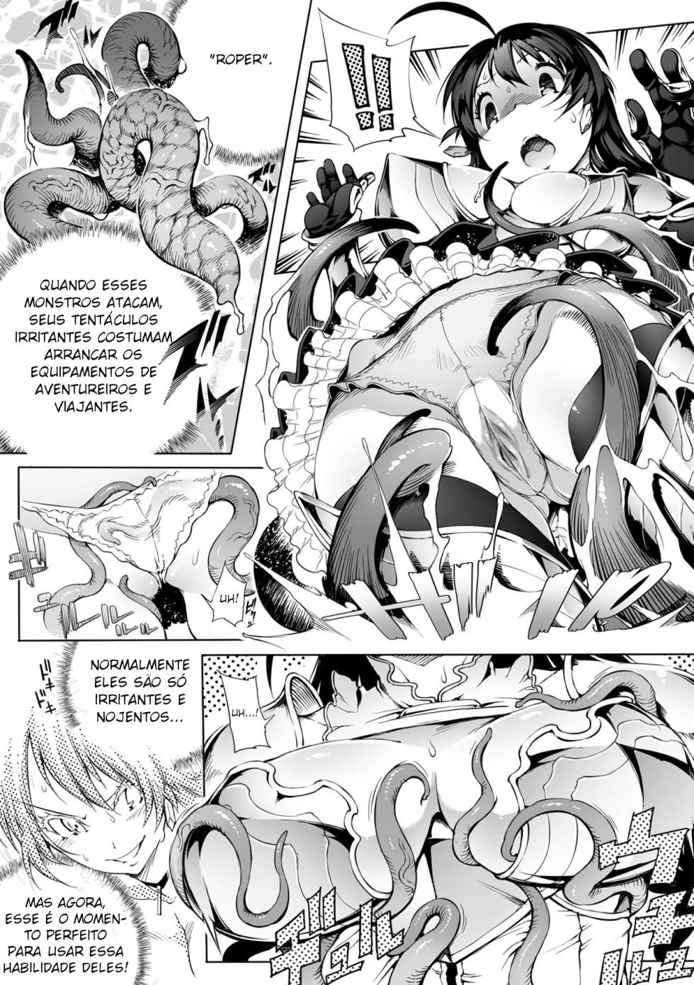 [144] Roper Quest - Soshite Botebara e... | Roper Quest – Então na minha barriga grande… (2D Comic Magazine Seitenkan Shite Haramasarete Botebara End! Vol. 4) [Portuguese-BR] [Digital] - Page 5