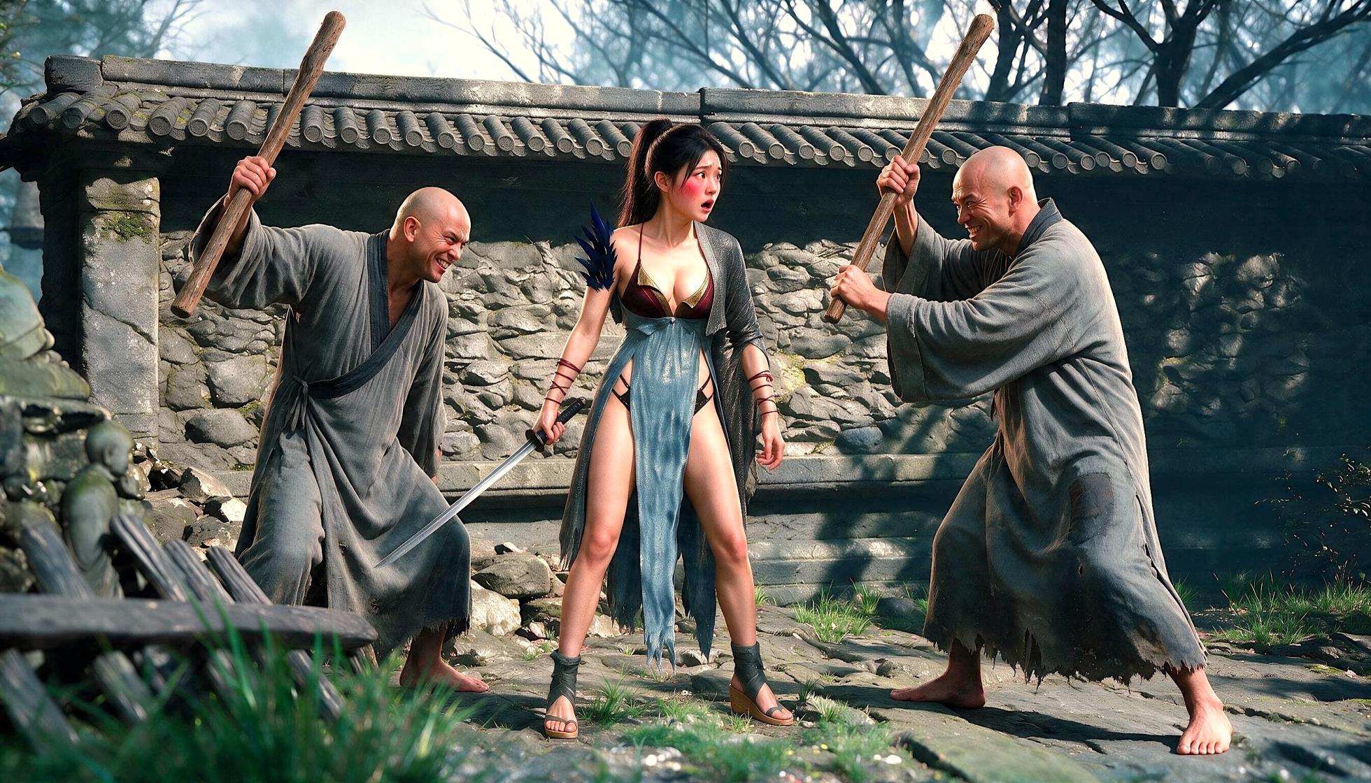 Wuchang versus the Fake Monks! [Wuchang: Fallen Feathers] [AI GENERATED] - Page 7
