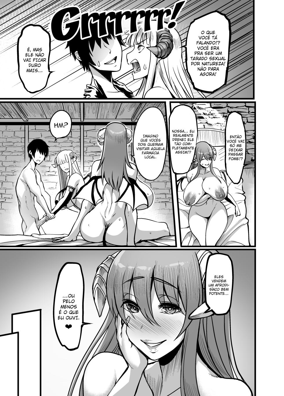 [Ikemen Teikoku (Remu)] Youkoso Succubus Machi e 3 ~Kedamono Gari no Seiryokuzai~ [Português]  [Digital] - Page 8
