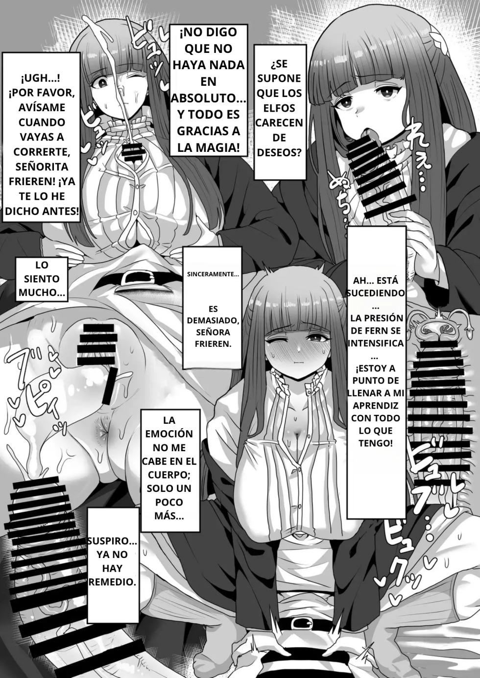 [Sei no mamono (Sema)] Frieren and the Sensory Deprivation Hole (Sousou no Frieren) [Digital] - Page 38