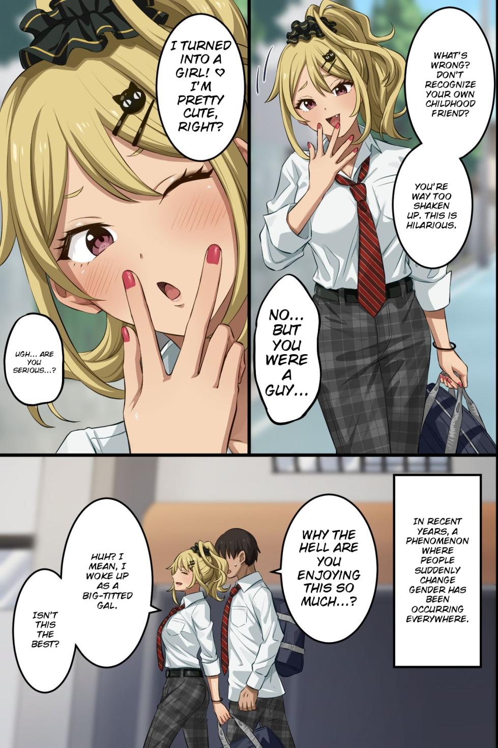 [Hot Milk] My childhood friend turned into a flashy gal, and even my wholesome underclassman got gender-swapped into a girl—now I've got a harem - Page 6