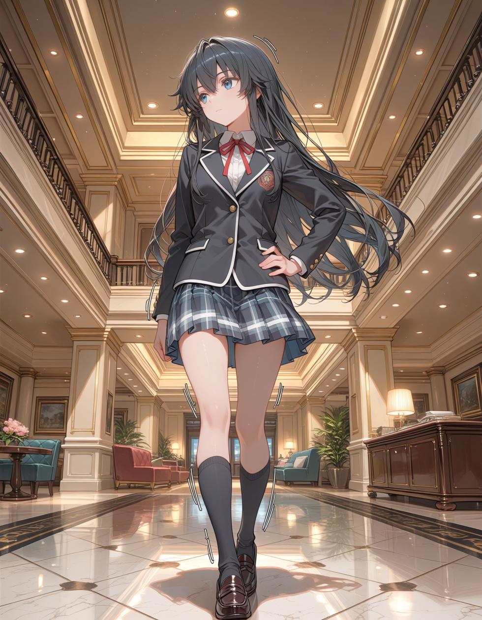 Yukinoshita Yukino_Sex at the hotel (sample) [AI Generated] - Page 1
