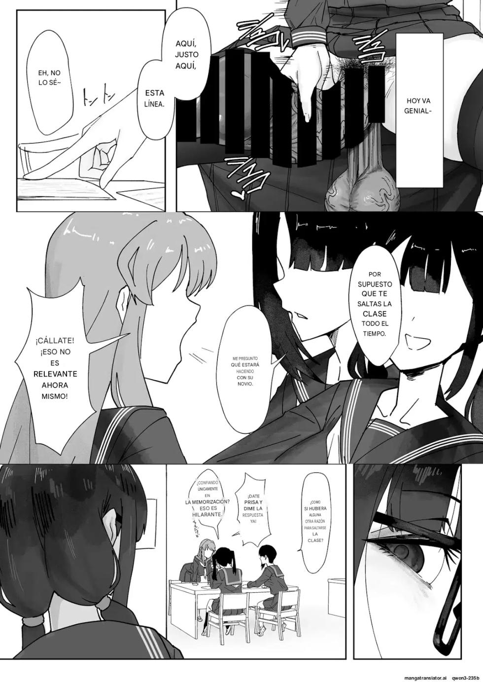 (Yagikan) Futanari Pigtails Futagawa-san Español - Page 4