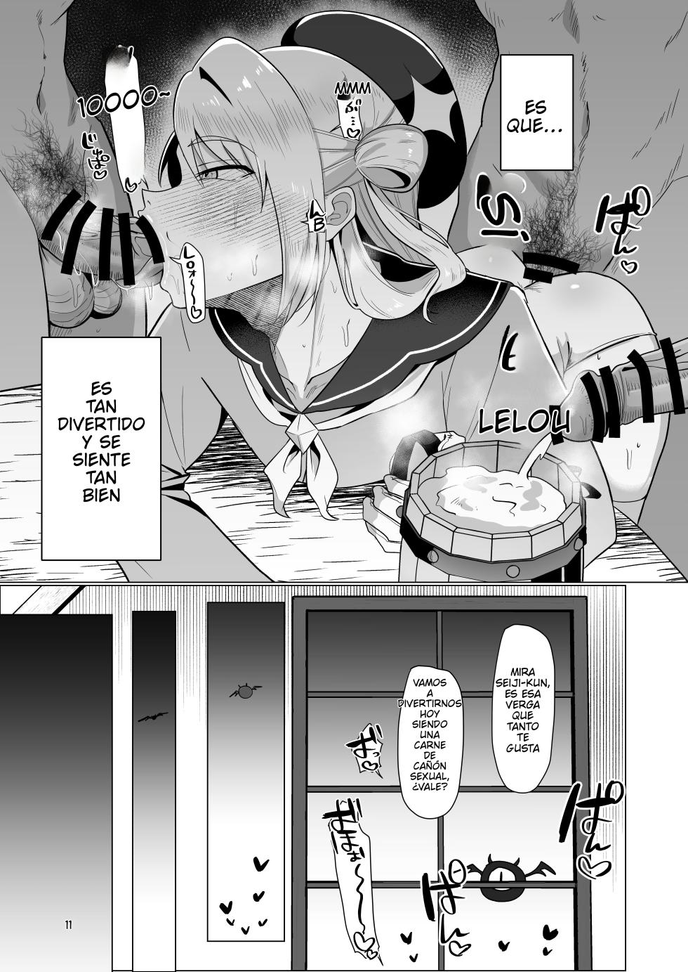[Nanami no Tabi (Oniru)] Moto Saikyou Yuusha no Fushidara na Inkyo Seikatsu (Spanish) (MTL) - Page 11