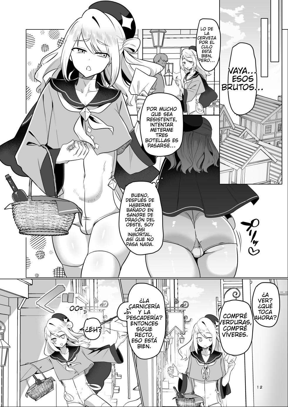 [Nanami no Tabi (Oniru)] Moto Saikyou Yuusha no Fushidara na Inkyo Seikatsu (Spanish) (MTL) - Page 12