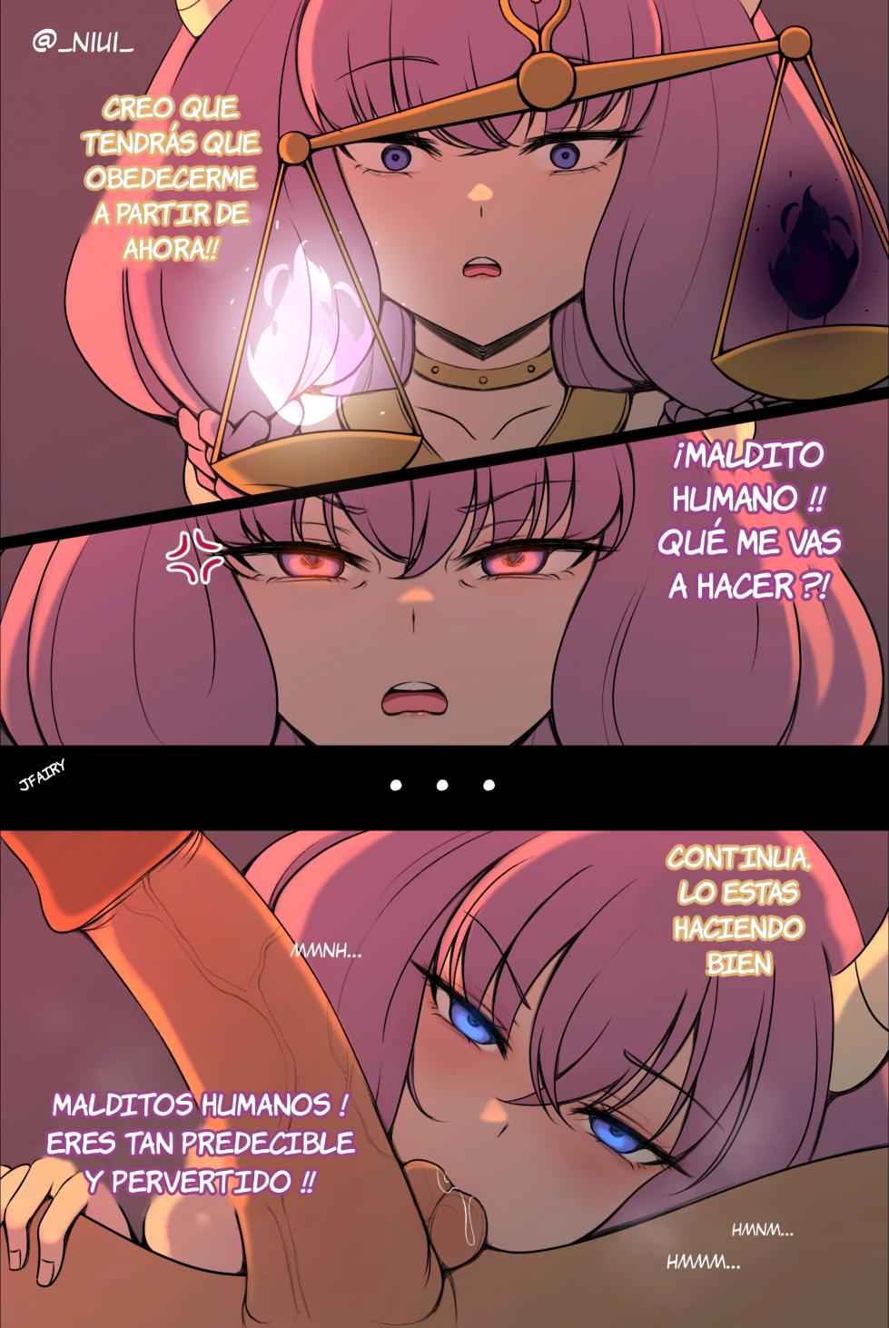 [Niui] ¿Y si Aura perdiese una batalla y fuese obligada a follar？(Sousou no Frieren) [Spanish] [JFairy Traslate] - Page 1
