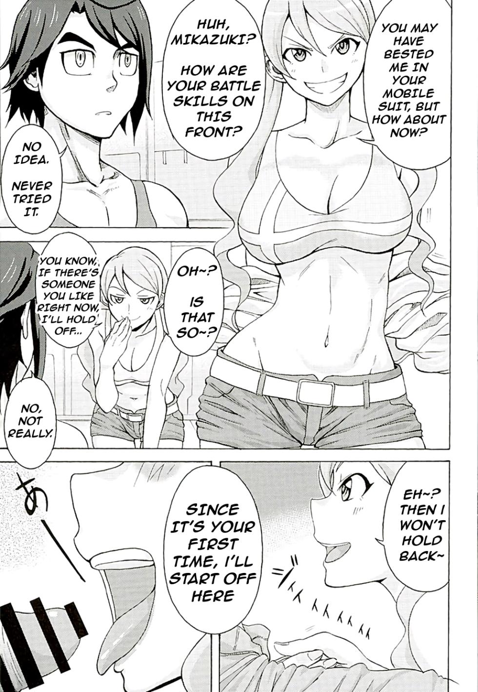 [WHIRL POOL (Cyorisuke)] Tekkadan Fudeoroshi System | Tekkadan's Cherry-Popping System (Mobile Suit Gundam: Iron-Blooded Orphans) (Gundam Build Fighters Try) [English] [JoJo'sWackyQuest] - Page 2