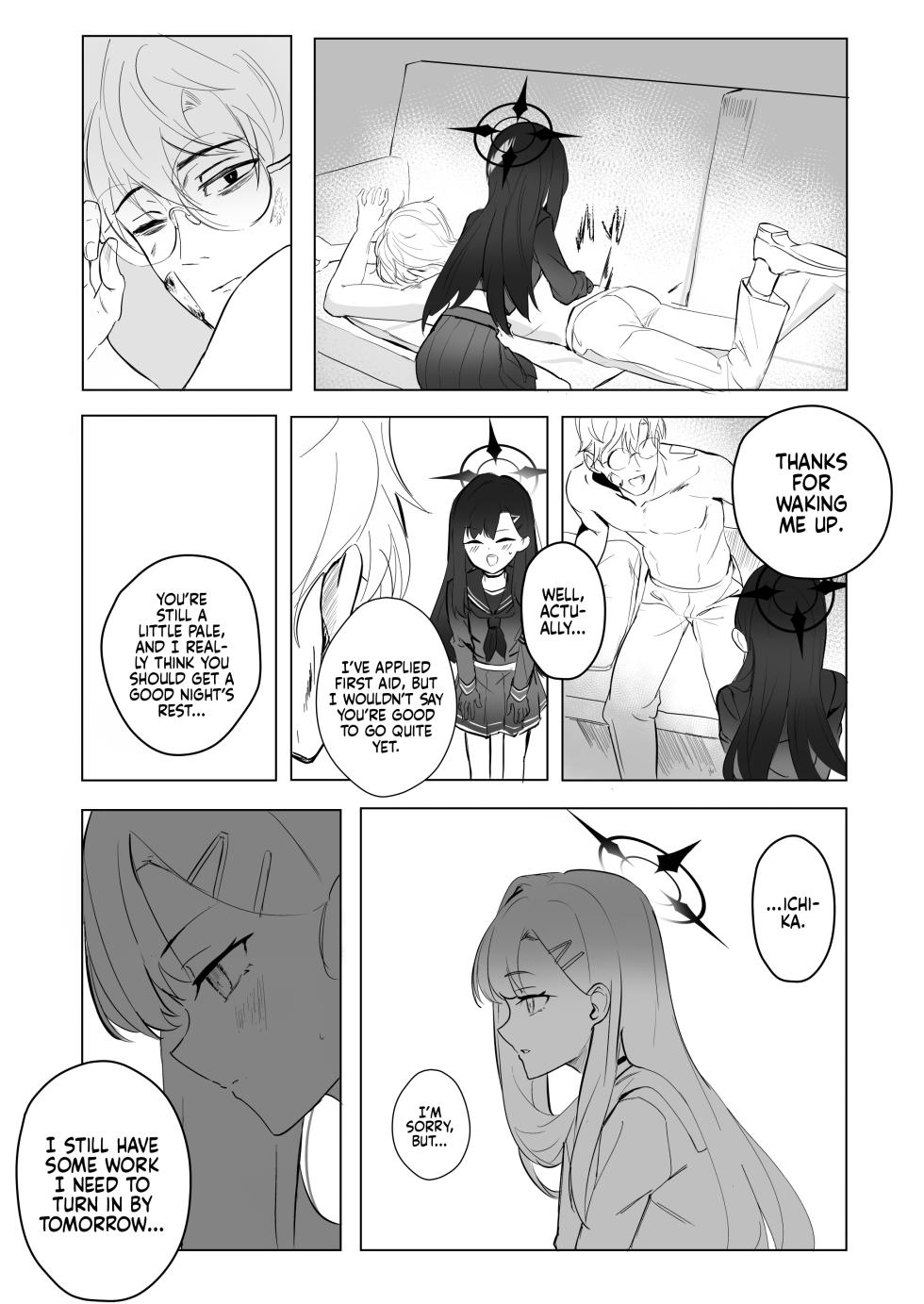 [Tsuno PLUS+ (Tsuno Mainasu)] Ivory Black (Blue Archive) [English] [head empty] [Digital] - Page 14