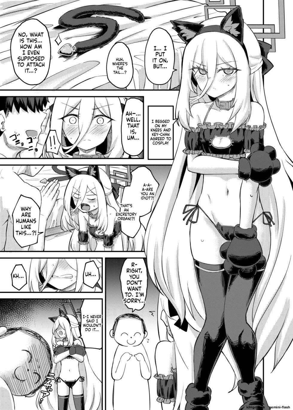 [Hx3I (Hirano Kawajuu)] Watashi ga Iru ja Nyai desu ka! (Blue Archive) [Digital] (SCANMTL) - Page 4