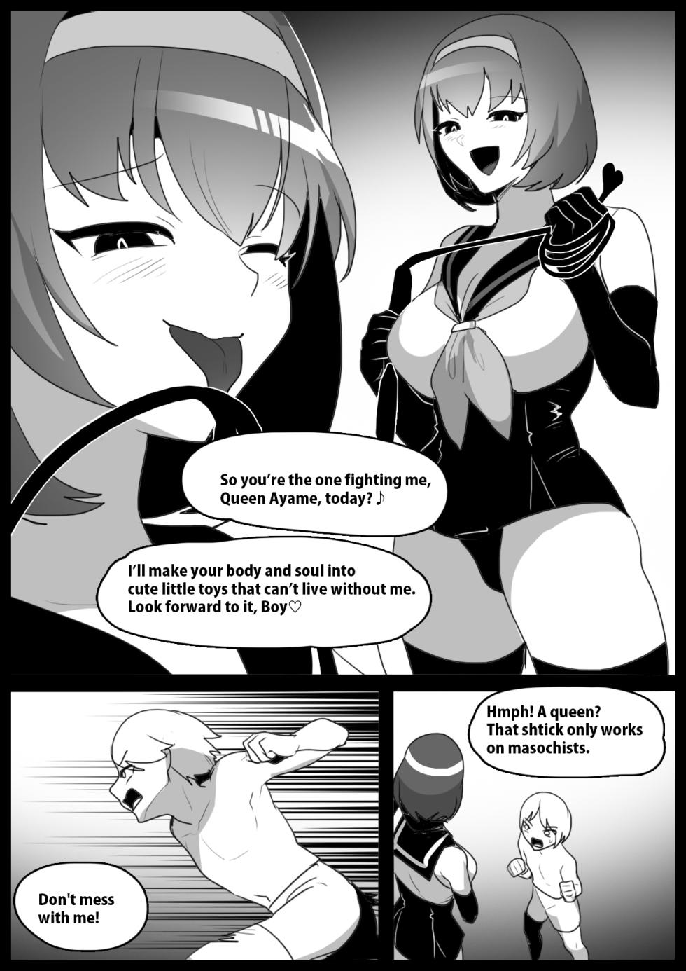 [The Nation of Head Scissors (Toppogi)] Girls Beat! -vs Ayame- [English] - Page 2