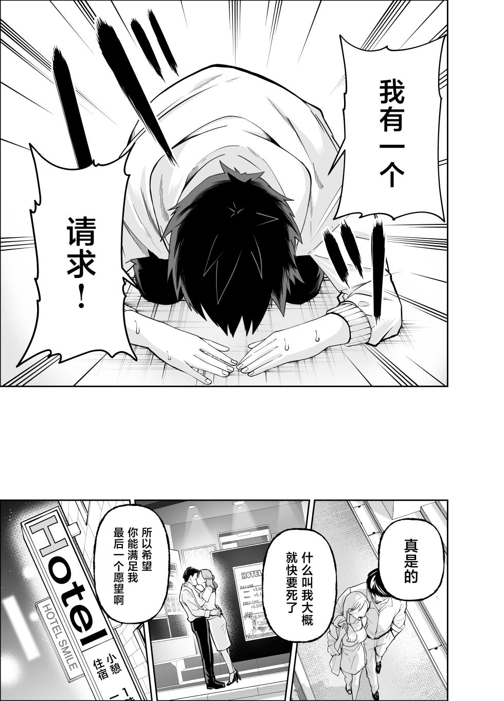 [Miyumiyu. to Saku (Miyumiyu.)] Tabun Ore wa Mousugu Shinu node Akogare no Joushi ni Sex Onegai shitara Kanaete kureta Hanashi [Digital][中国翻訳] - Page 23