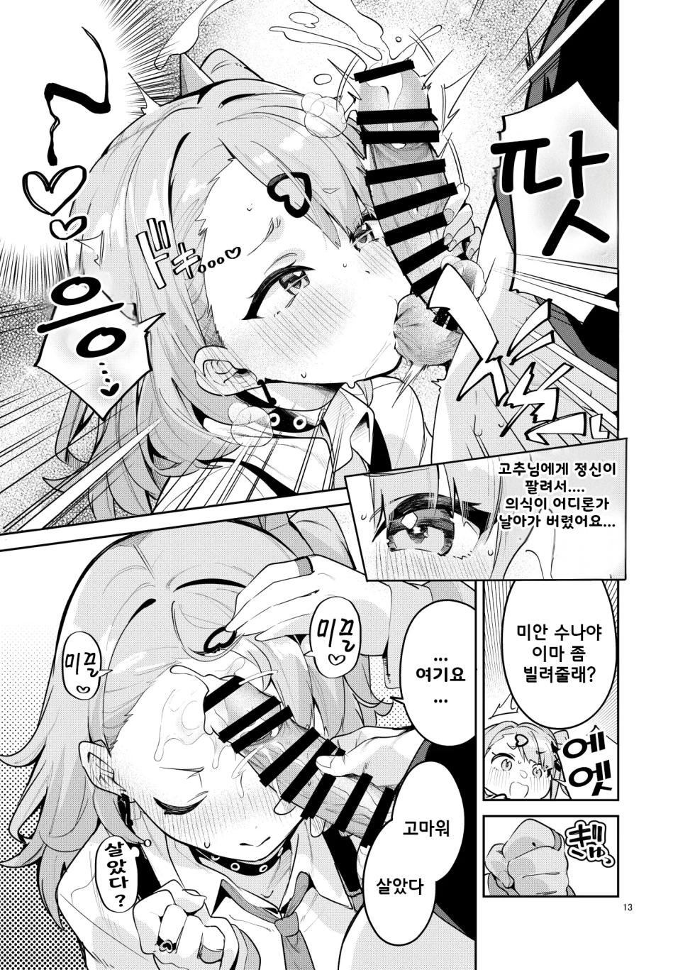 (C108) [Circle-Fiore (Ekakibit)] Dokidoki, Yada! | 두근두근, 싫어! (Zenless Zone Zero) - Page 13