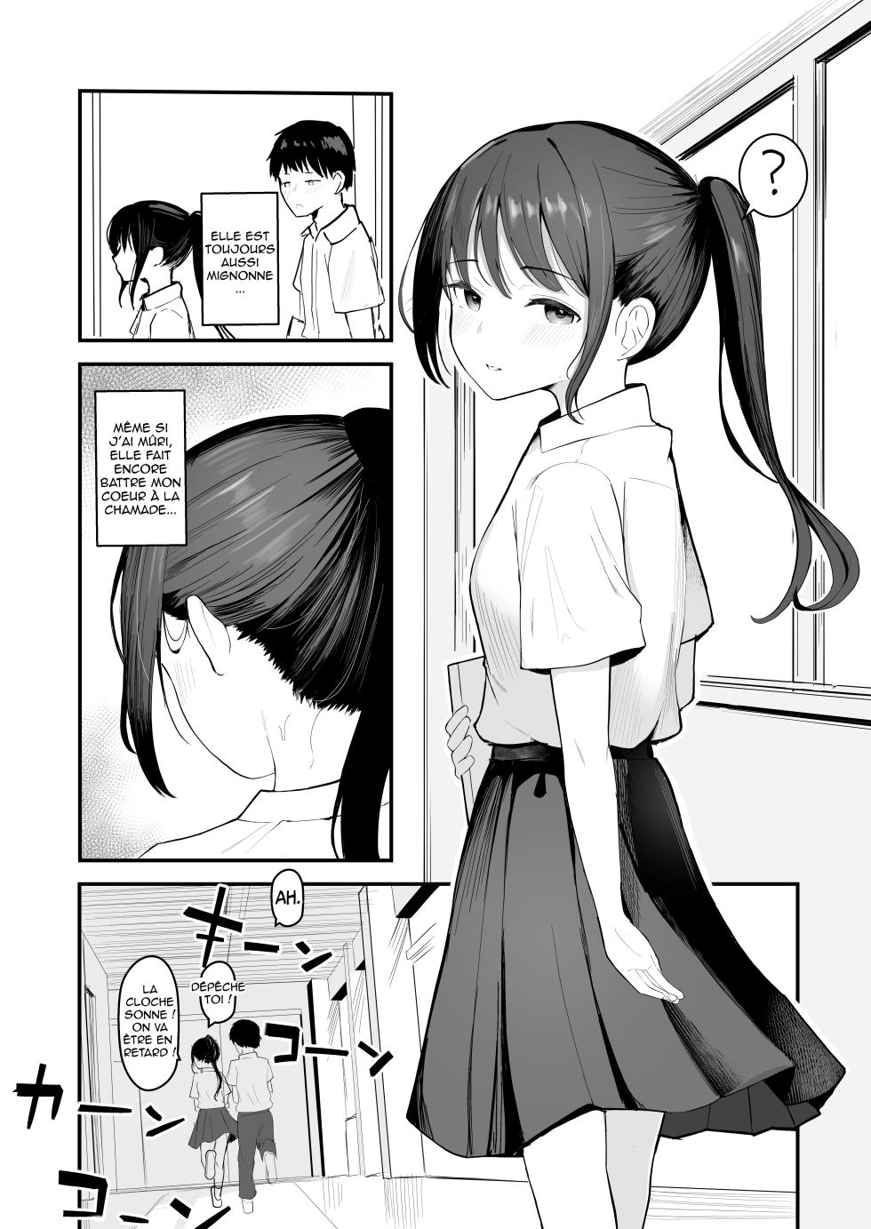 [Akadashi] Seishun o Yarinaosu nara Kondo koso Suki datta Doukyuusei to Tsukiatte Zettai Yarimakuritai. | Si je pouvais revivre ma jeunesse, je sortirais avec la fille que j'aimais et je coucherais avec elle toute la journée [French] [Digital] [Shiru10] - Page 9