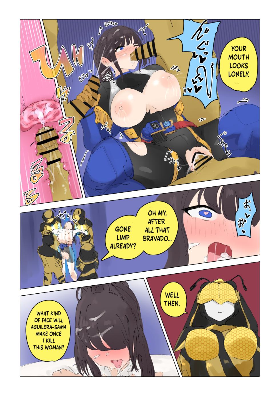 [Firippachi] Joōbachi no Shokuzai ~ Henshin Heroine Haiboku ~ | The Atonement of Queen Bee ~ Henshin Heroine's Complete Defeat ~ (Kamen Rider) [English] - Page 7
