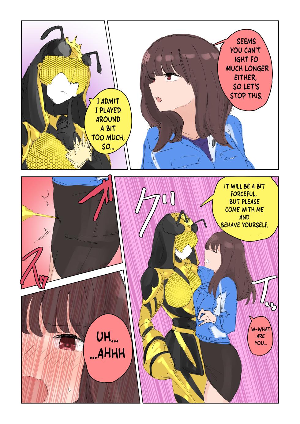 [Firippachi] Joōbachi no Shokuzai ~ Henshin Heroine Haiboku ~ | The Atonement of Queen Bee ~ Henshin Heroine's Complete Defeat ~ (Kamen Rider) [English] - Page 24
