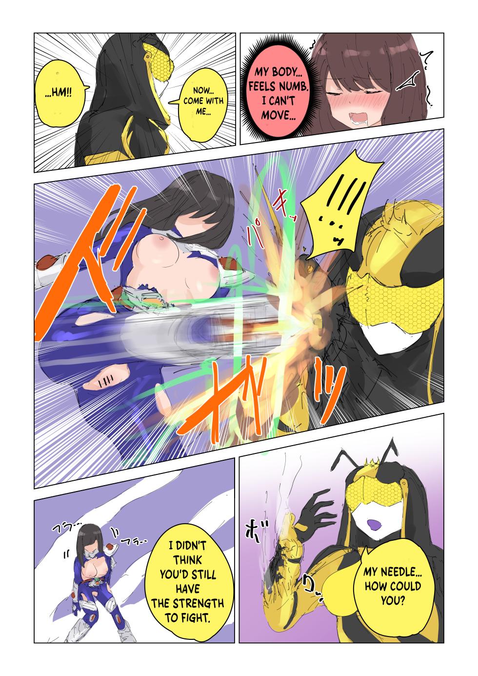 [Firippachi] Joōbachi no Shokuzai ~ Henshin Heroine Haiboku ~ | The Atonement of Queen Bee ~ Henshin Heroine's Complete Defeat ~ (Kamen Rider) [English] - Page 26