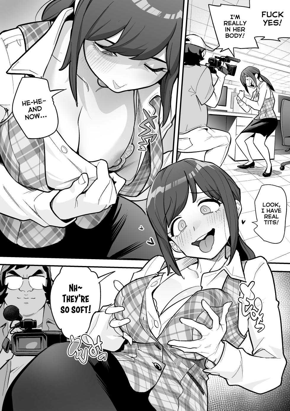 [Amulai Okashi Seisakusho (Ame no Machi)] Hyoui AV AV Joyuu no Karada wo Sukihoudai Suru Hanashi | Possession Porn ~A Story About Using Porn Actresses' Bodies as You Please~ [English] [GTF] - Page 8
