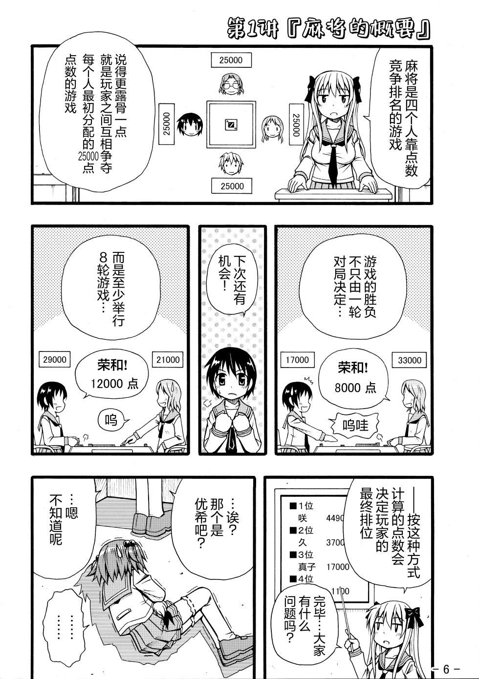 (C76) [天夏屋 (天沢夏久)] 和せんせーの麻雀講座 (咲-Saki-) [Chinese] - Page 25
