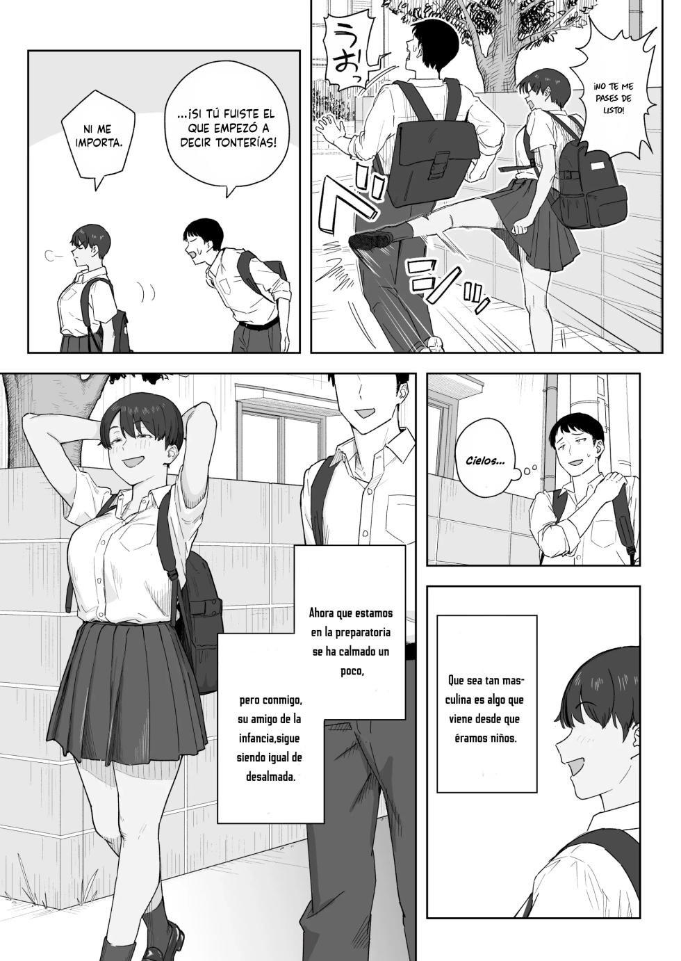 Hasta mi amiga de la infancia que se siempre se comparta como una chica termino volviéndose totalmente una mujer - Page 4
