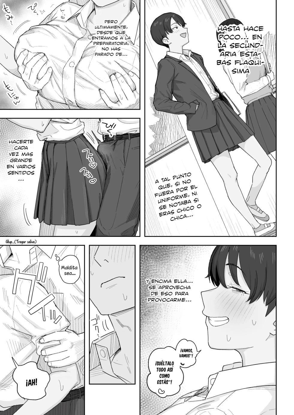 Hasta mi amiga de la infancia que se siempre se comparta como una chica termino volviéndose totalmente una mujer - Page 10