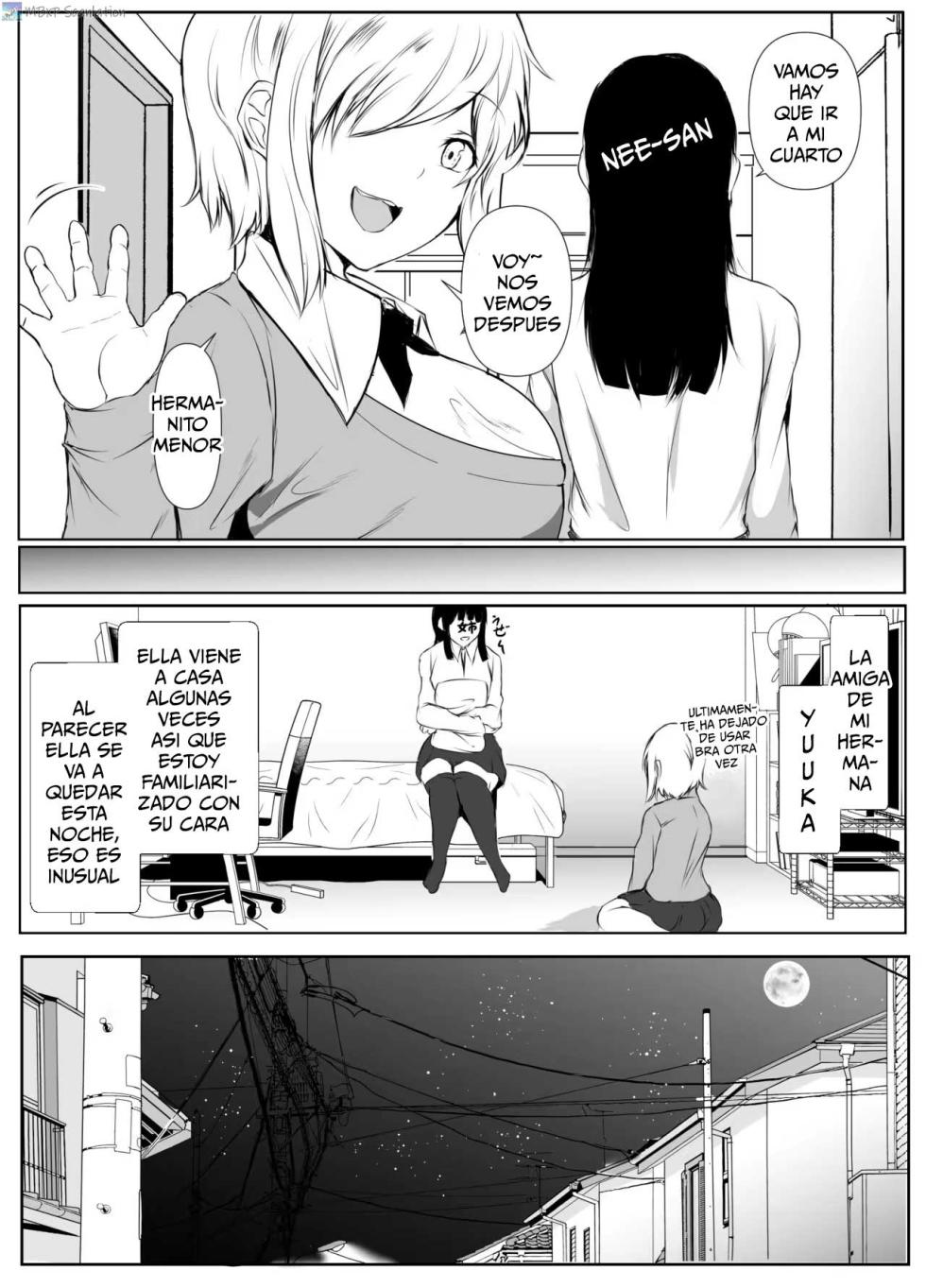 [Ishi Kenpi (Issi-13)] Ane no Tomodachi ga Boku no Koto o Suki Sugiru | Las amigas de mi hermana me quieren mucho [Spanish] [MebanearonxPendejo] - Page 4